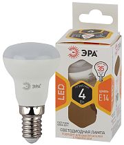 Лампа светодиодная ЭРА STD LED R39-4W-827-E14 рефлектор теплый белый свет