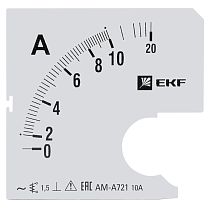 Шкала сменная для A721 10/5А-1,5 EKF PROxima Шкала сменная для A721 10/5А-1,5 EKF PROxima