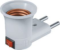 Патрон электрический Navigator NLA-S-E27 переходник с розетки на Е27