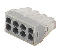 Клемма ЭРА NO-222-22 СМК, серия 108 8 отверстий, 1.0-2.5мм2