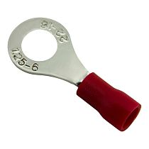 Наконечник кольцевой изолированный НКИ 1,5-6 (RV1.25-6) (100шт/упак)  ЭНЕРГИЯ