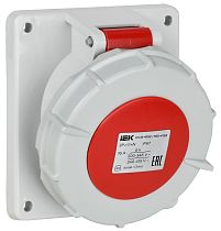Розетка встраиваемая ССИ-4152 16А-6ч/380В 3P+PE+N IP67 IEK
