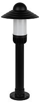 Садово-парковый светильник ЭРА НТУ 01-60-008 Поллар напольный черный IP54 Е27 max60Вт h660мм