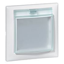 VALENA DIY Рамка 1-местная IP44 с крышкой белый VALENA DIY Рамка 1-местная IP44 с крышкой белый