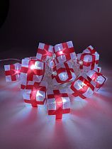 Гирлянды ENIN-3P  ЭРА Гирлянда LED Нить Подарки 3 м холодный свет, 220V, IP20