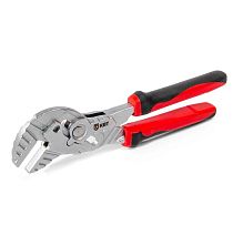 Клещи переставные - гаечный ключ 180 мм серия ПРОФИ с кнопочной самофиксацией Клещи переставные - гаечный ключ 180 мм серия ПРОФИ с кнопочной самофиксацией