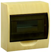 Корпус модульный пластиковый ЩРН-П-8 мод. навесной IP41 сосна  IEK