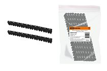 Маркер наборный - символ "0" черный 4 мм2 (100 шт.)  TDM