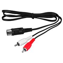 Шнур DIN 5 Pin - 2 RCA, 1,2м REXANT Шнур DIN 5 Pin - 2 RCA, 1,2м REXANT