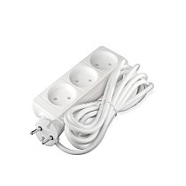 Удлинитель бытовой 2200 Вт 10А IP20 3 гнезда ПВС без заземления 3м Союз