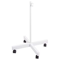 Стойка (штатив) напольная мобильная для луп с подсветкой, четырехлучевая, белая (SM) REXANT