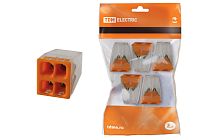 Клемма строительно-монтажная КБМ-2273-244 (2,5мм2) с пастой (5 шт/упак)  TDM