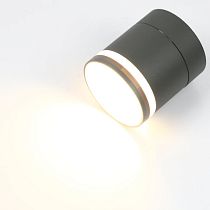 Спот на основании GWL-GX53-M-IP20 Одинарный Графит С Боковым рассеивателем Вихрь