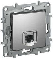 IEKETIKA Розетка компьютерная RJ45 категория 5Е UTP 6724411 алюминий IEK
