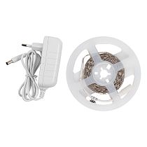 Лента светодиодная GLS-5050-30-7.2-12-IP20-PRO-3-3-KIT готовый комплект 3м с адаптером