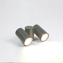 Фасадный светильник General GWL-2MR16-GU10-R-IP65 Графит Люмикс