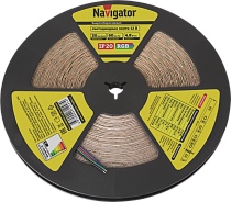 Лента светодиодная Navigator NLS-3528RGB60-4.8-IP20-12V-R20 4.8Вт/м уп. 20м Лента светодиодная Navigator NLS-3528RGB60-4.8-IP20-12V-R20 4.8Вт/м уп. 20м