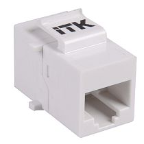 ITK Проходной адаптер кат.5E UTP, RJ45-RJ45, тип Keystone Jack IEK
