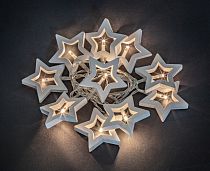 Гирлянда Navigator NGF-D009-10WW-2AA-деревянные звёздочки