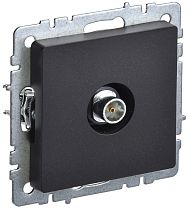 BRITE Розетка TV оконечная РТВ11-0-БрЧ черный IEK BRITE Розетка TV оконечная РТВ11-0-БрЧ черный IEK