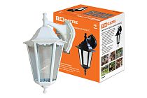 Светильник 6060-22 садово-парковый шестигранник, 60Вт, вниз, белый TDM