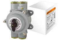 Пакетный выключатель ПВ2-100 2П 100А 220В, силуминовый корпус, IP56  TDM