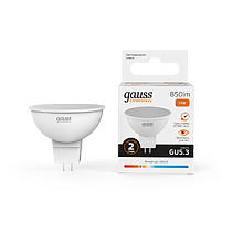 Лампа светодиодная Gauss Elementary MR16 11Вт 850lm 3000K GU5.3