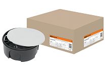 Коробка монтажная У195 СП D75х30мм, крышка,  TDM