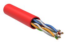 ITK Витая пара U/UTP кат.5E 4х2х24AWG LSZH красный (305м) IEK