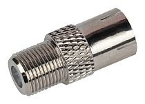 Переходник ЭРА Simple RS-A02 гнездо F-гнездо TV Переходник ЭРА Simple RS-A02 гнездо F-гнездо TV