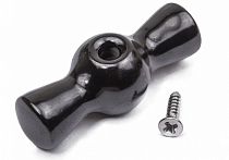 Ручка выключателя, пластик, цвет черный Bironi