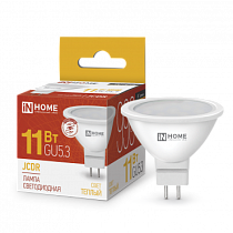 Лампа светодиодная LED-JCDR-VC 11Вт 230В GU5.3 3000К 990Лм IN HOME Лампа светодиодная LED-JCDR-VC 11Вт 230В GU5.3 3000К 990Лм IN HOME
