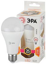 Лампа светодиодная ЭРА STD LED A65-25W-827-E27 груша теплый белый свет