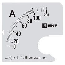 Шкала сменная для A721 100/5А-1,5 EKF PROxima Шкала сменная для A721 100/5А-1,5 EKF PROxima