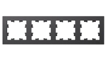 AtlasDesign Базальт Рамка 4-постовая, универсальная Systeme Electric (Schneider Electric)