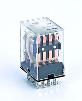 Промежуточное реле 4 контакта с LED индикацией 5А 110В DC ПР-102 DEKraft
