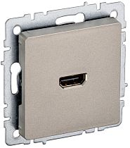 BRITE Розетка HDMI РHDMI-0-БрШ шампань IEK BRITE Розетка HDMI РHDMI-0-БрШ шампань IEK