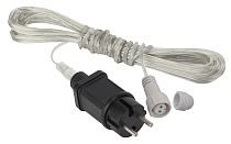 Трансформатор ENIT-3 для подключения низковольтных гирлянд ЭРА , 220V-24V, IP44, 3м