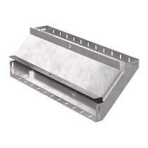 Угол вертикальный внутренний 90 градусов с крышкой Стандарт 600х80 Промрукав