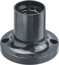 Патрон электрический Navigator NLH-BL-W2-E27 карболитовый потолочный прямой