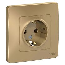 Blanca скрытая установка Титан Розетка с заземлением, 16А Systeme Electric (Schneider Electric)