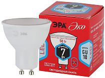 Лампа светодиодная ЭРА RED LINE ECO LED MR16-7W-840-GU10 софит нейтральный белый свет Лампа светодиодная ЭРА RED LINE ECO LED MR16-7W-840-GU10 софит нейтральный белый свет