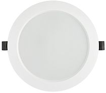 Светильник светодиодный ДВО 1614 белый круг 20Вт 4000К IP20  IEK