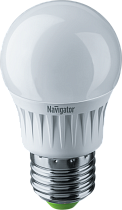 Лампа светодиодная шарик Navigator NLL-G45-7-230-2.7K-E27 диммируемая Лампа светодиодная шарик Navigator NLL-G45-7-230-2.7K-E27 диммируемая