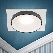 Светильник встраиваемый декоративный ЭРА DK96 WH MR16 GU5.3 белый