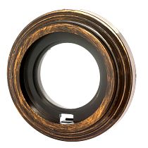 Рамка однопостовая,серия Лизетта, пластик, цвет Бронза Bironi