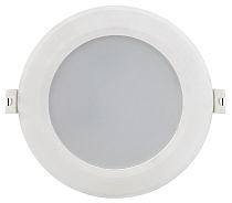 Светильник светодиодный ДВО 1713 белый круг 9Вт 4000К IP40  IEK