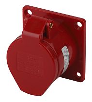 Розетка стационарная внутренняя ЭРА 414 3Р+РЕ  16А 380В IP44