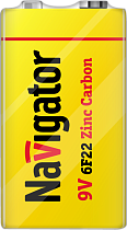 Элемент питания солевой NBT-NS-6F22-SH1 (блистер шт) Navigator
