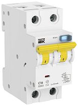 Автоматический выключатель дифференциального тока B06N 1P+NP C16 10мА тип AC MASTER IEK
